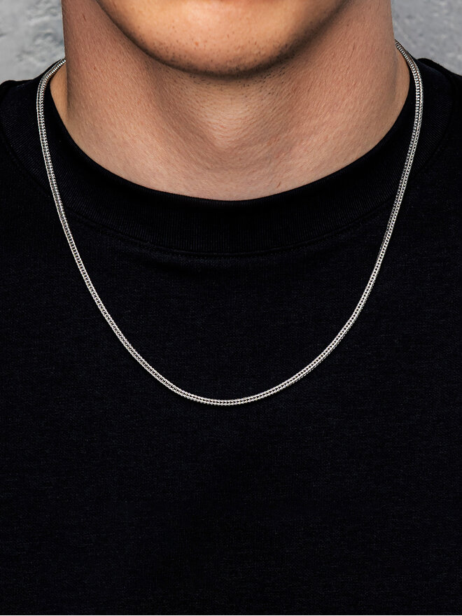ICED STUFF Catena ICED STUFF New Franco Chain Oro bianco