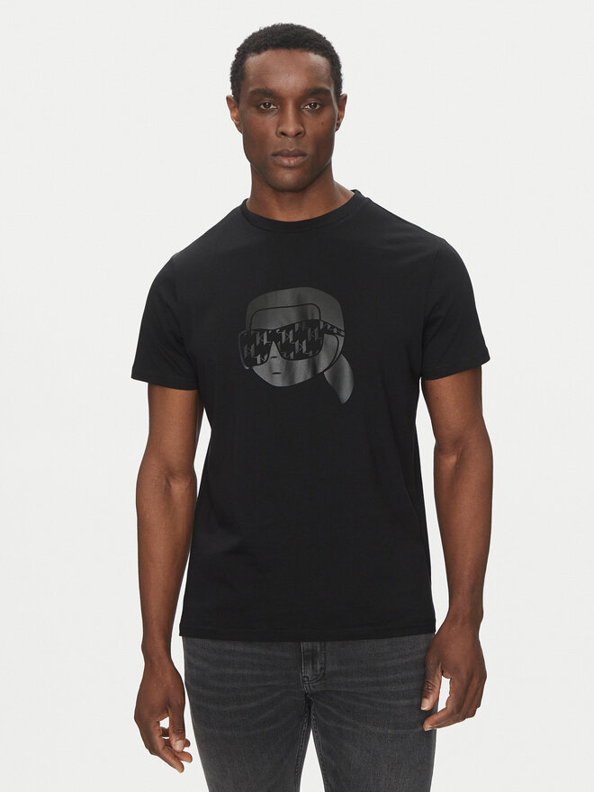 KARL LAGERFELD KARL LAGERFELD Camiseta 755076 552251 Negro Regular Fit