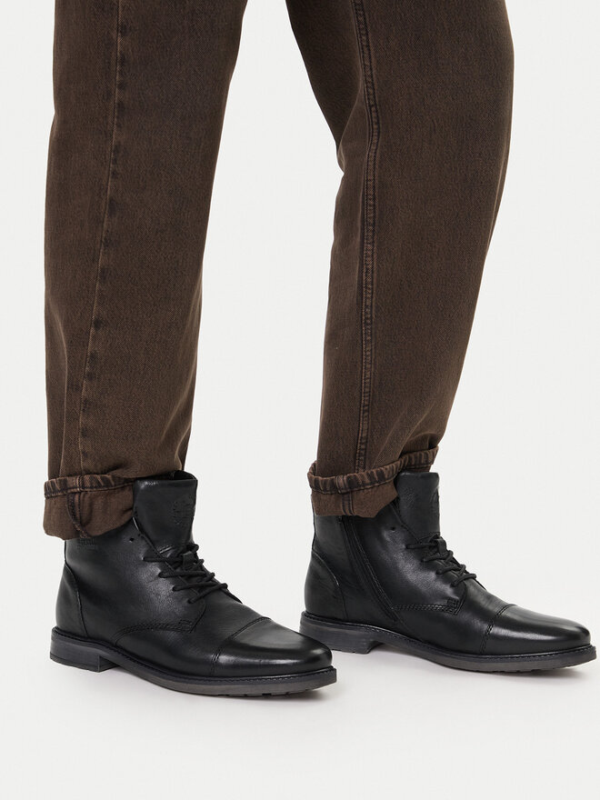 Bugatti Botines planos Bugatti 315-95754-1000 Negro