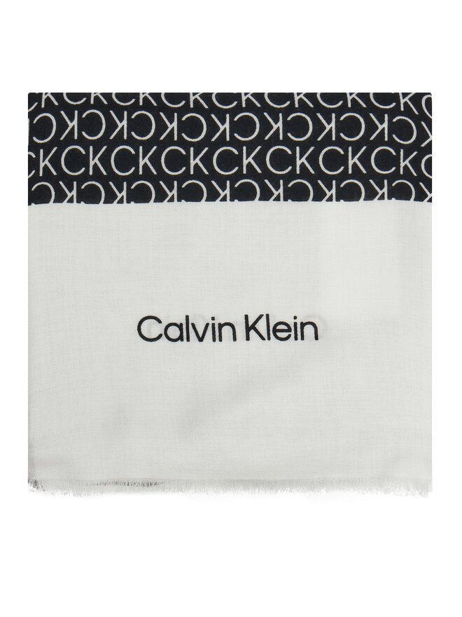 Calvin Klein Шаль Calvin Klein Aop Minimal Logo LV04F8053G Чорний
