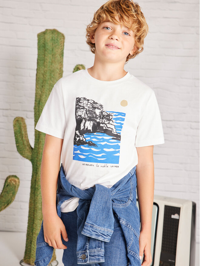 Mayoral Mayoral Camiseta 6006 Blanco Regular Fit