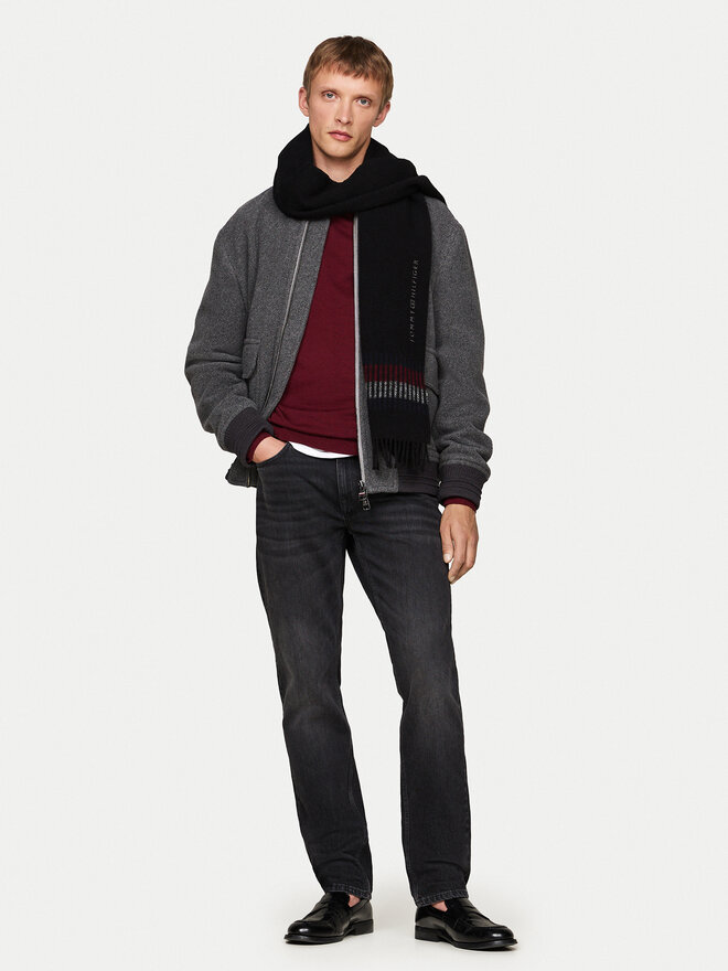 Tommy Hilfiger Šál Tommy Hilfiger Corporate AM0AM12832 Černá