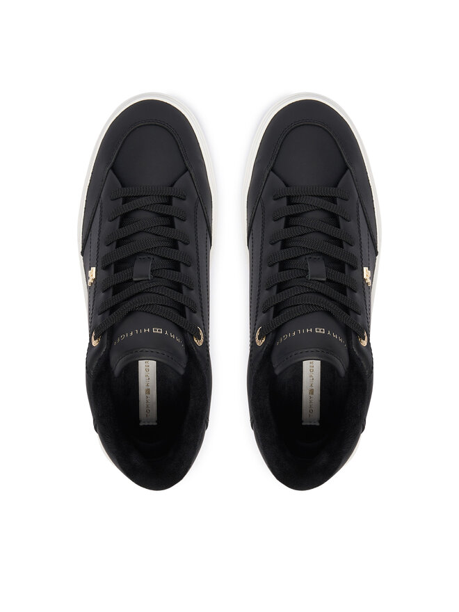 Tommy Hilfiger Sneakers Tommy Hilfiger Th Chic Cupsole Mc FW0FW09595 Schwarz