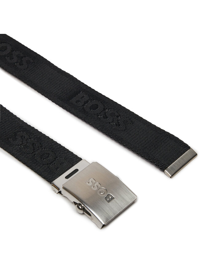 BOSS Pánský pásek Boss Icon Ro J Sz35 50481646 Černá