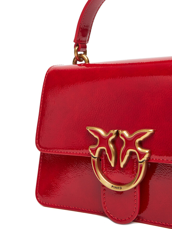 PINKO Handtasche PINKO Love One Top Handle Mini Light PE 25 PLTT 100071 A1UV Rot