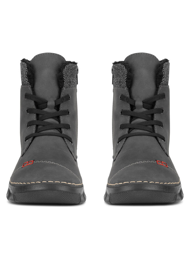 Rieker Μποτάκια Rieker 55031-45 Γκρι