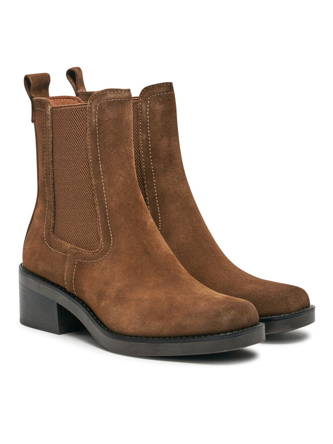 Tamaris Μποτάκια με λάστιχο Tamaris 1-25309-43 Καφέ