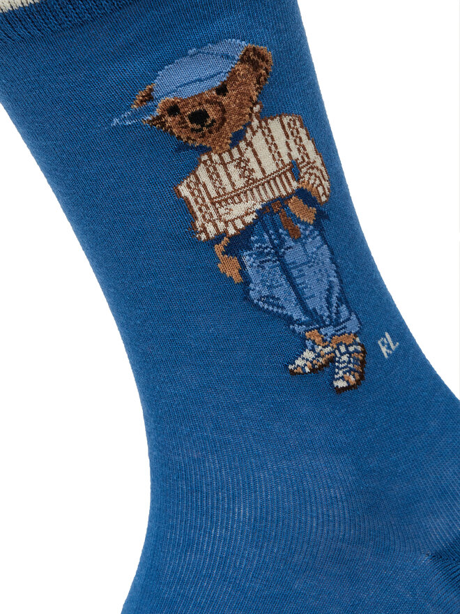 Polo Ralph Lauren Hohe Unisex-Socken Polo Ralph Lauren 455977741001 Blau