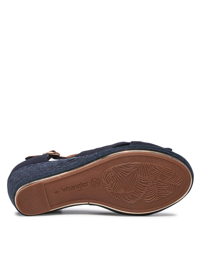 Wrangler Espadryle Wrangler Raval Cross WL21681A Granatowy