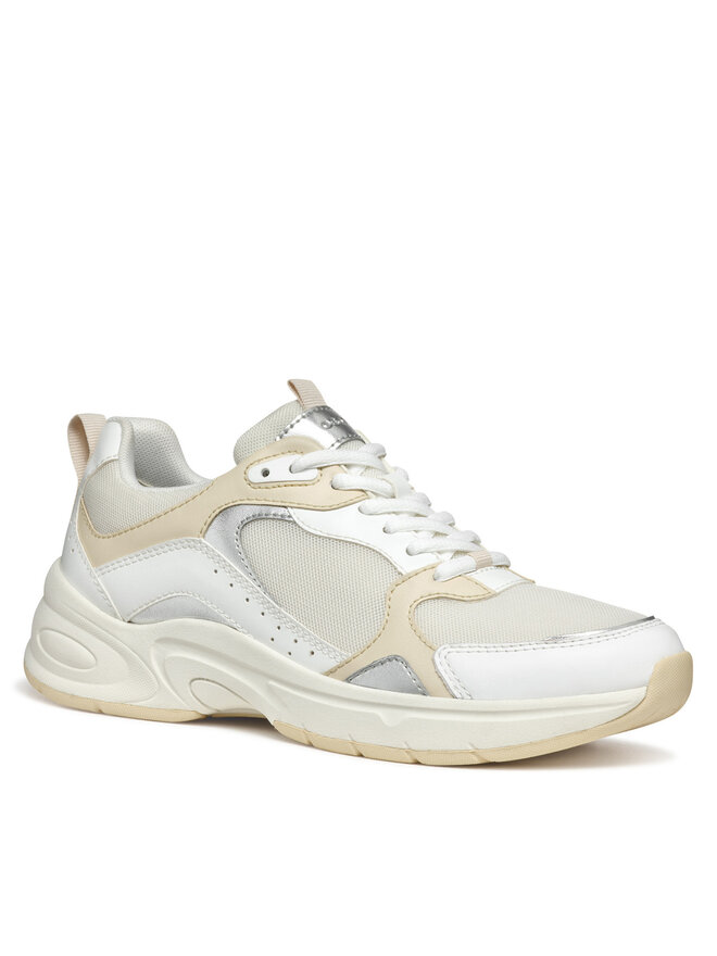 Geox Sneakers Geox D Zarvia D55YLA 01454 C1Z1S Bianco