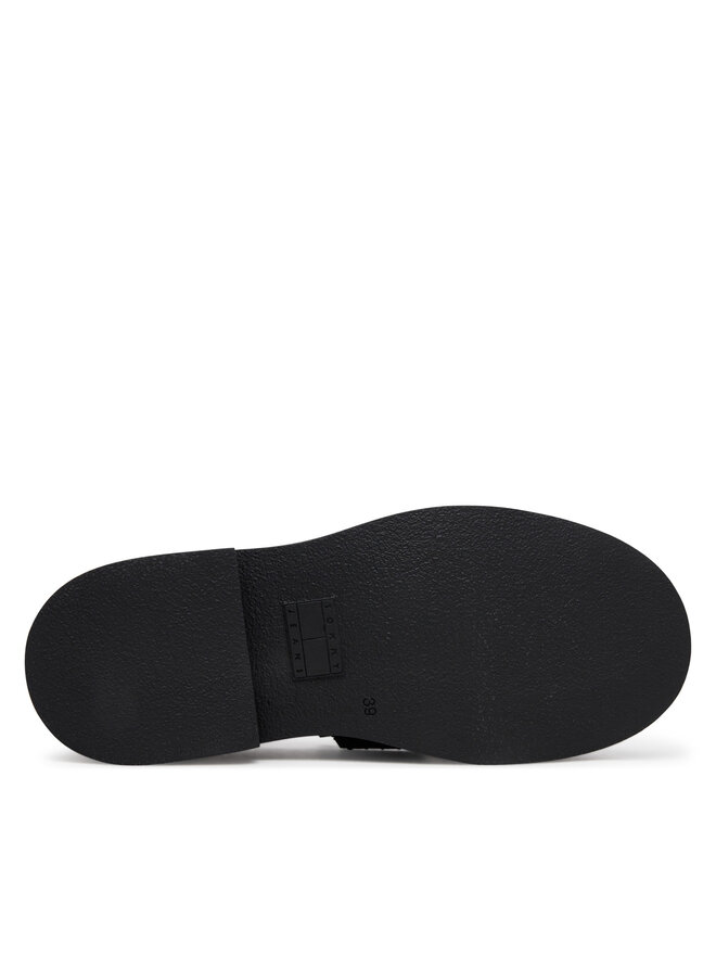 Tommy Jeans Čevlji brez vezalk Tommy Jeans Tjw Fringes Loafer EN0EN02790 Črna