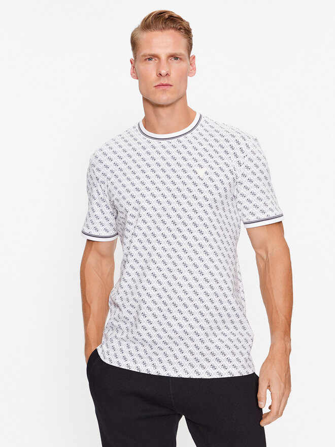 Guess Guess T-Shirt Marshall Z2YI05 J1314 Λευκό Regular Fit