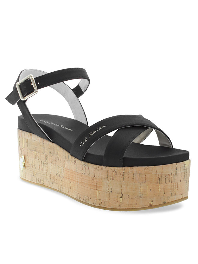 U.S. Polo Assn. Sandále U.S. Polo Assn. Loren LOREN002 Čierna