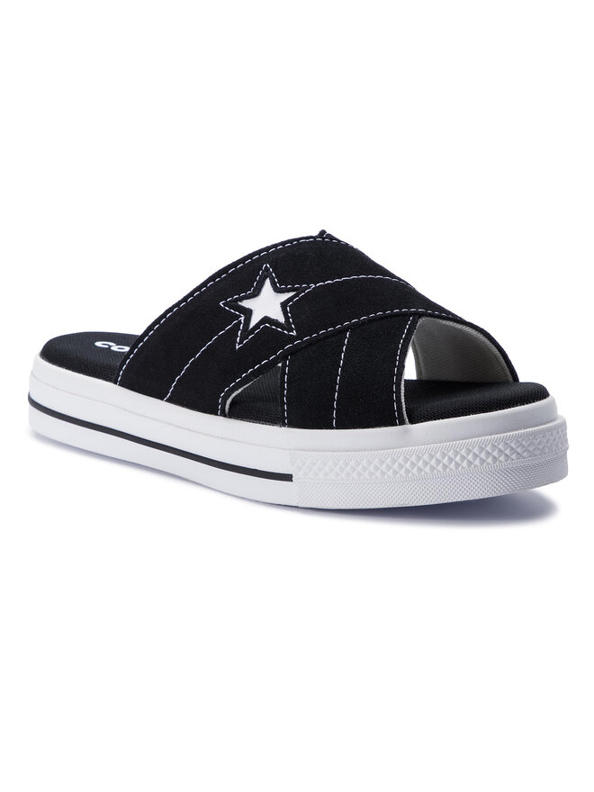 Chanclas Converse One Star Sandal Slip 564143C Negro zapatos.es