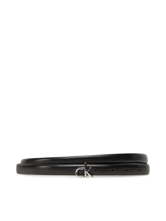 Calvin Klein Damengürtel Calvin Klein Ck Buckle Skinny Belt 1.5 K60K612932 Schwarz