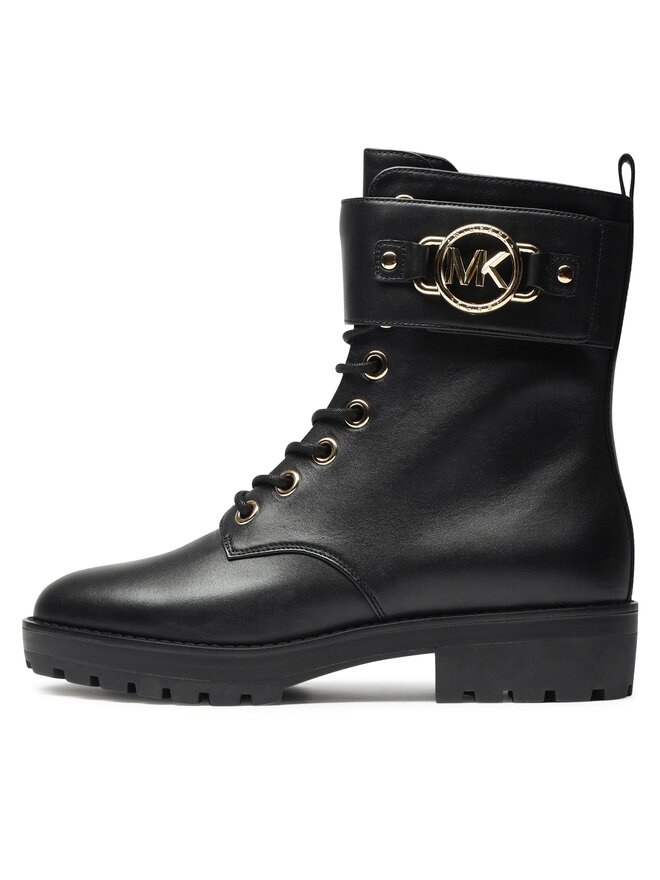 MICHAEL Michael Kors Боти MICHAEL Michael Kors Rory Lace Up 40F3ROFE8L Черен