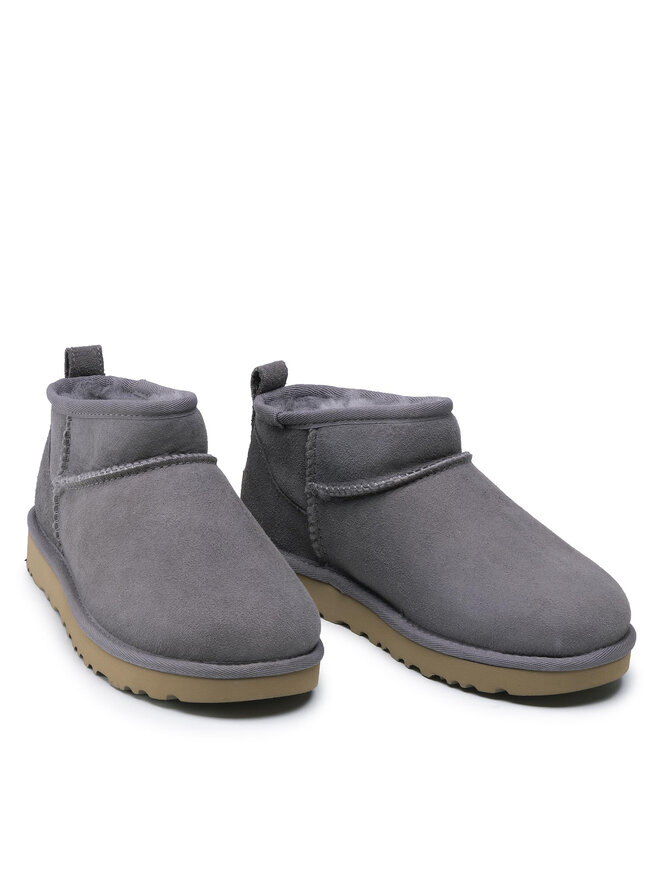 Ugg Snehule Ugg W Classic Ultra Mini 1116109 Sivá