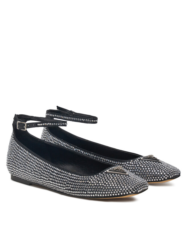 Guess Μπαλαρίνες Guess FLPLVS SAT02 Μαύρο