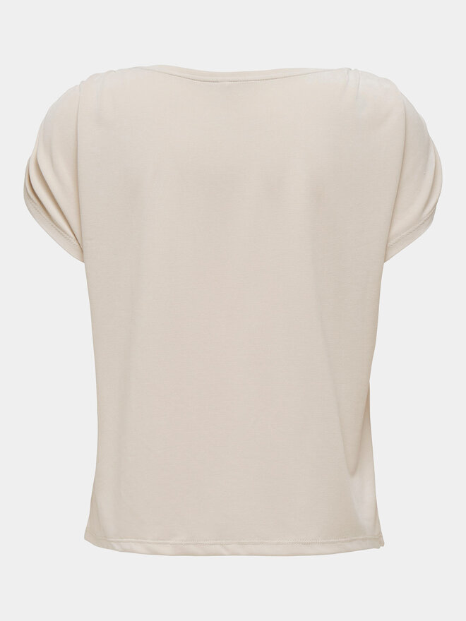 ONLY ONLY Футболка Free 15293567 Бежевий Regular Fit
