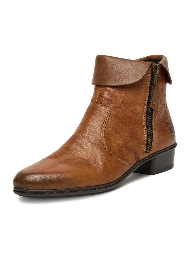 Rieker Botki Rieker Y07A8-22 Brązowy