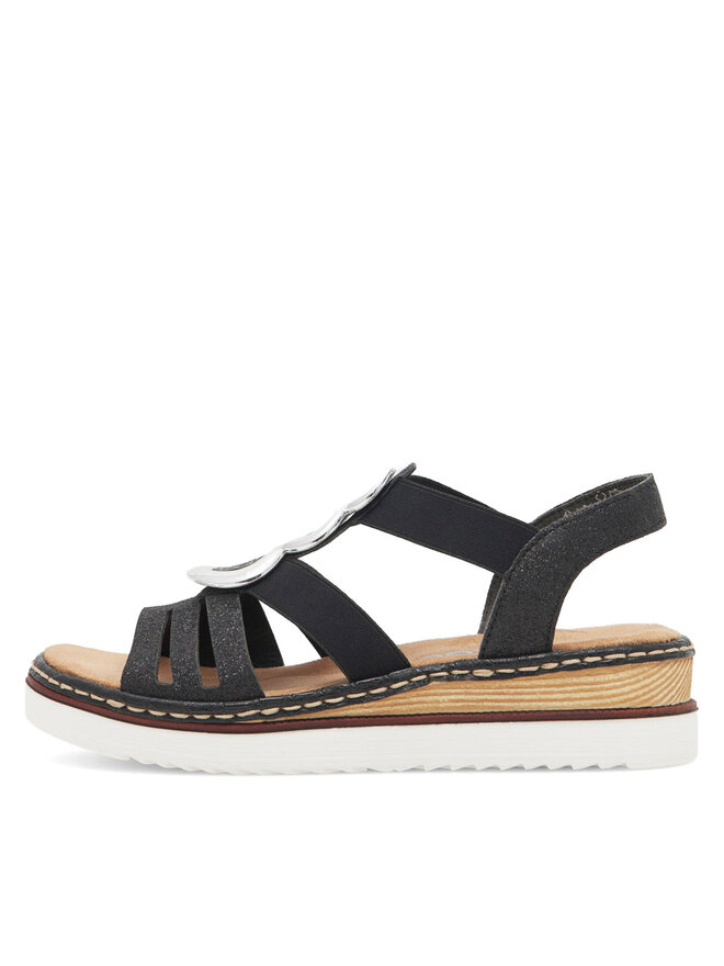 Rieker Sandalen Rieker 679L4-00 Schwarz