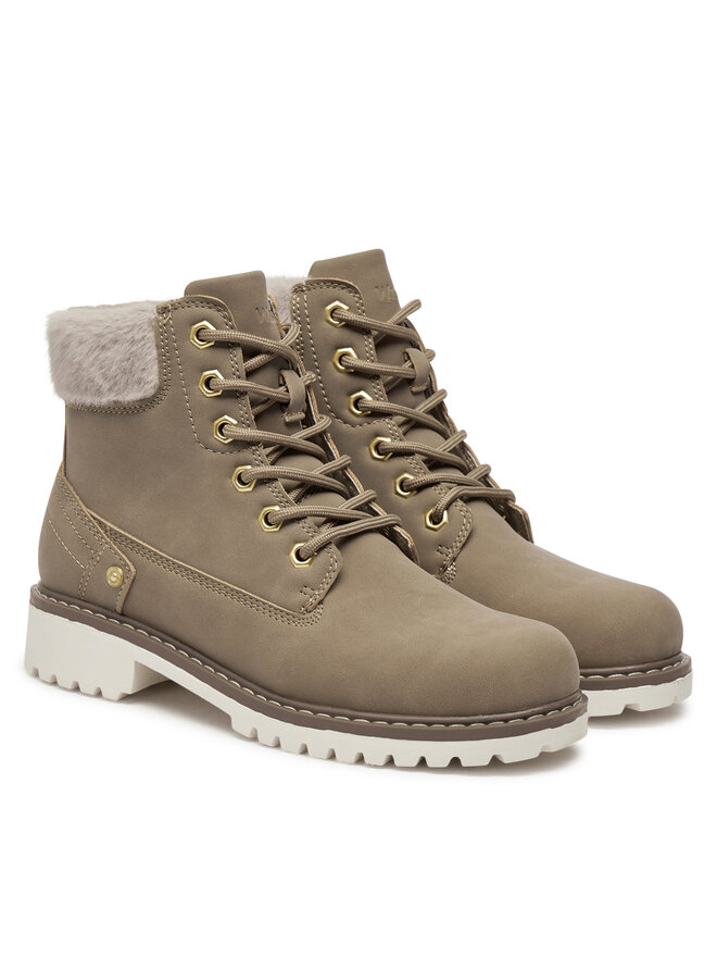 Wrangler Turistická obuv Wrangler Fur Women High 20243069 Hnědá