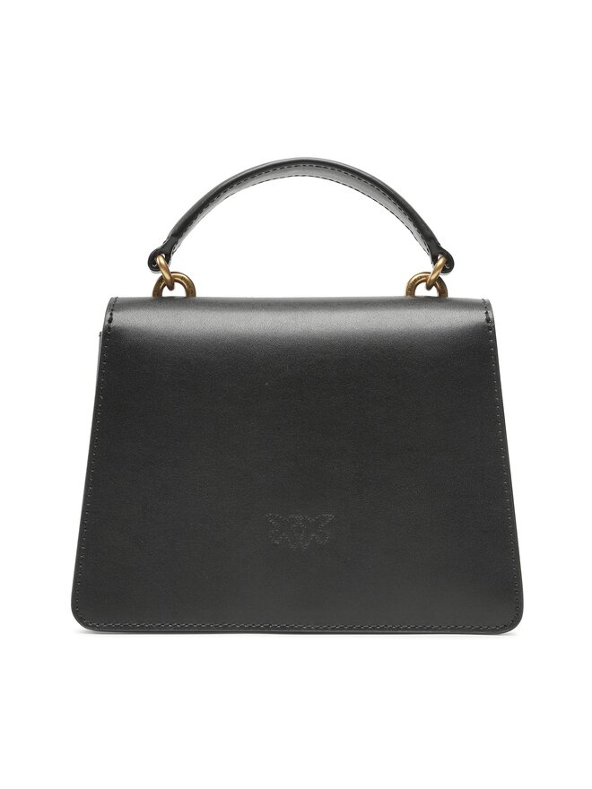 PINKO Soma Pinko Love One Top Handle Mini Light PE 23 PLTT 100071 A0F1 Melns