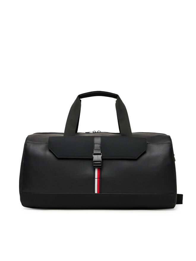 Tommy Hilfiger Bolsas para el fin de semana Tommy Hilfiger Th Foundation Duffle AM0AM13481 Negro