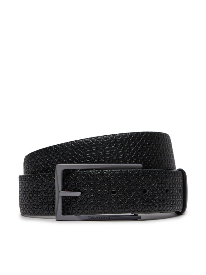 Calvin Klein Ζώνη Ανδρική Calvin Klein Adj/Rev Slim Frame Mono 35Mm K50K511355 Μαύρο
