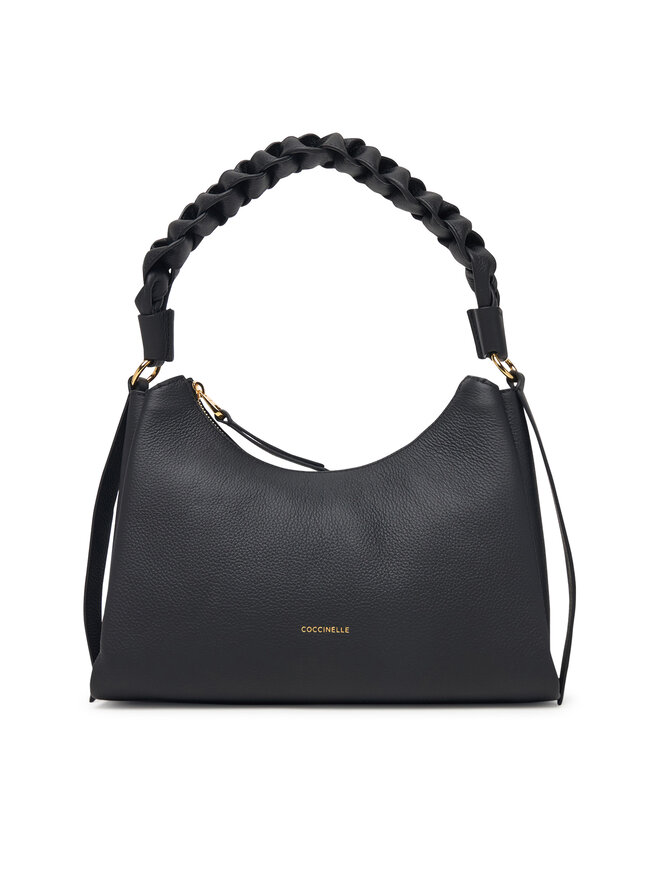 Coccinelle Handtasche Coccinelle M50 Boheme Grana Double E1 M50 13 03 01 Schwarz