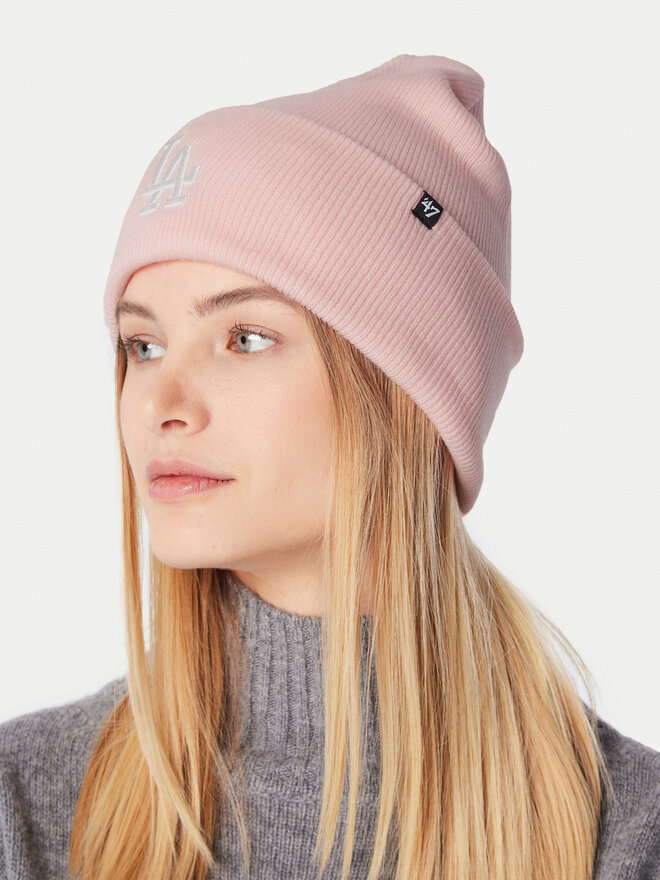 47 Brand Mütze 47 Brand Mlb Los Angeles Dodgers Haymaker 47 Cuff Knit B-HYMKR12ACE-PK Rosa