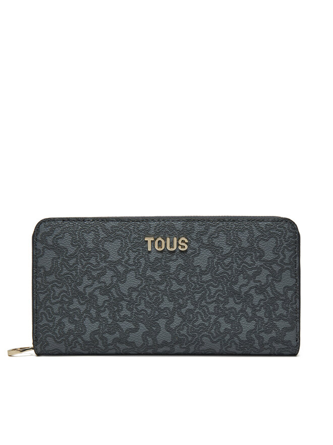TOUS Голям дамски портфейл TOUS Kaos Mini Lines 2002183447 Сив