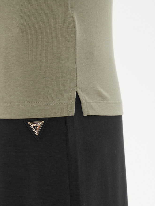Guess Guess Póló W1YI1B I3Z14 Zöld Regular Fit