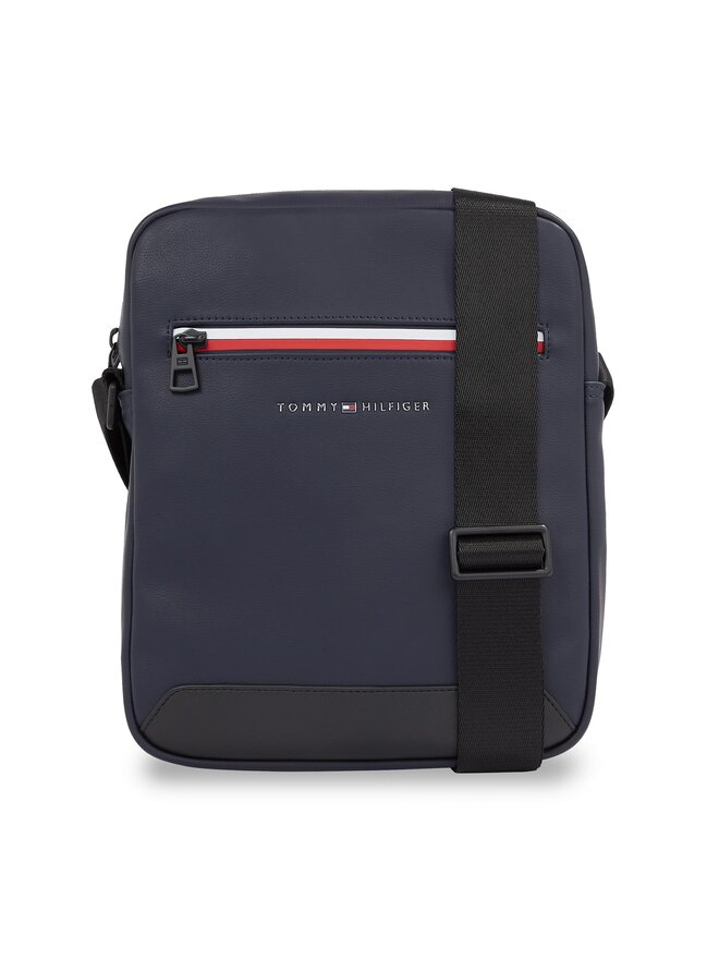 Tommy Hilfiger Плоска сумка Tommy Hilfiger Th Ess Corp Reporter AM0AM12199 Cиній