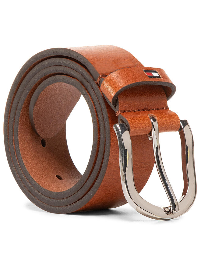 Tommy Hilfiger Pasek Damski Tommy Hilfiger New Danny Belt WW0WW11590 Brązowy