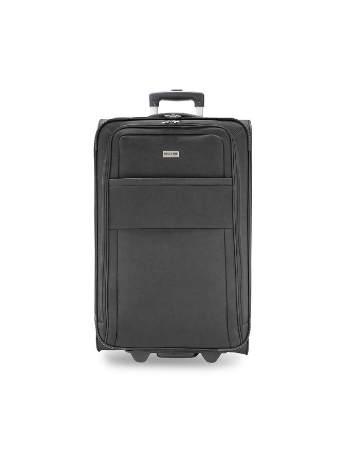 Semi Line Μεσαία Βαλίτσα Semi Line T5601-3 Μαύρο