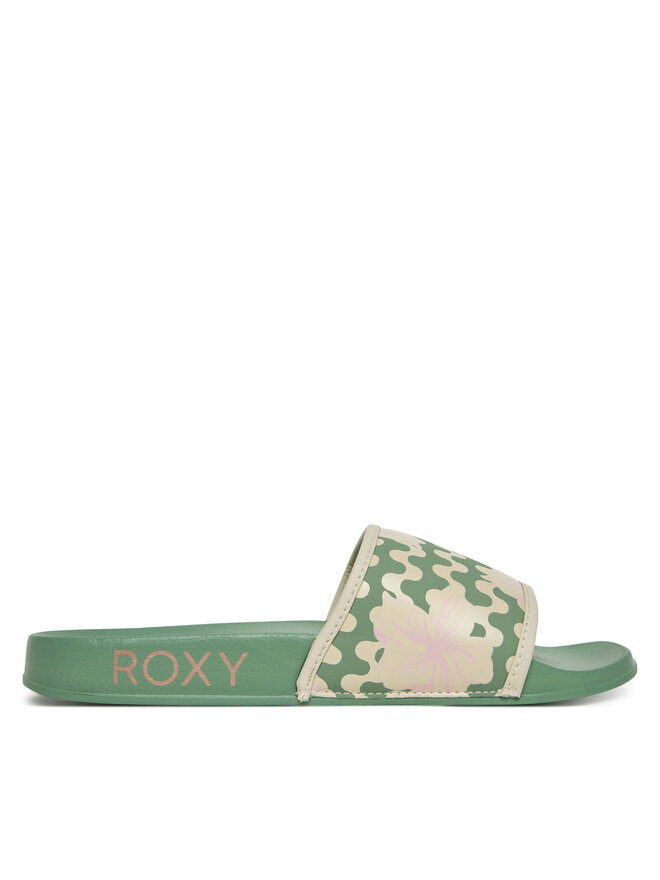 Roxy Klapki Roxy ARJL100909 Zielony