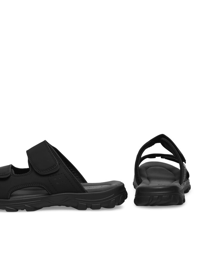 Lanetti Παντόφλες Lanetti MSS20464-01 Μαύρο