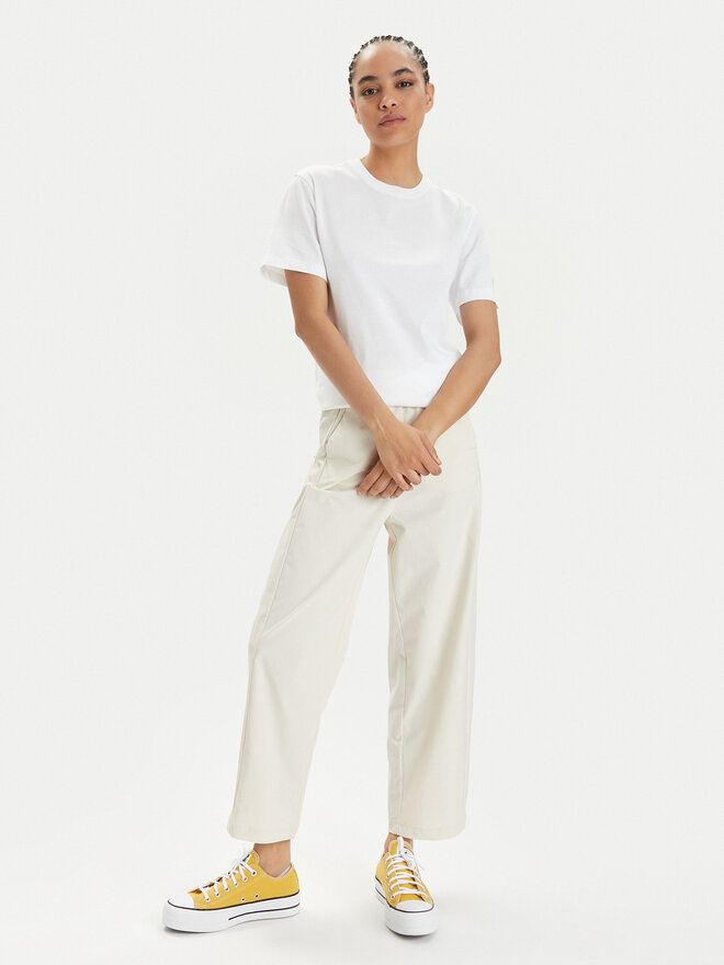 Champion Champion Marškinėliai 117207 Balta Oversize