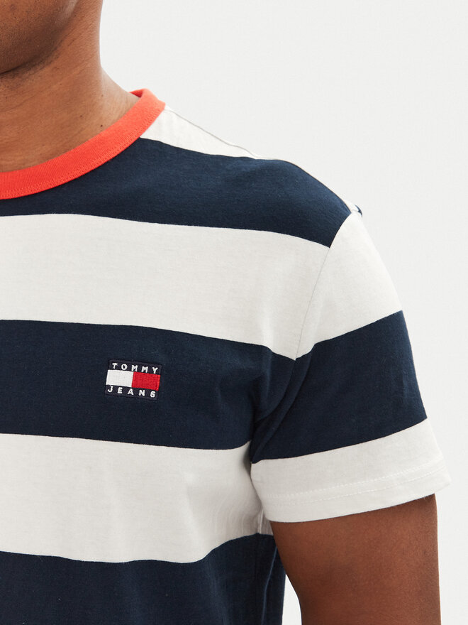 Tommy Jeans Tommy Jeans Marškinėliai DM0DM20766 Tamsiai mėlyna Regular Fit