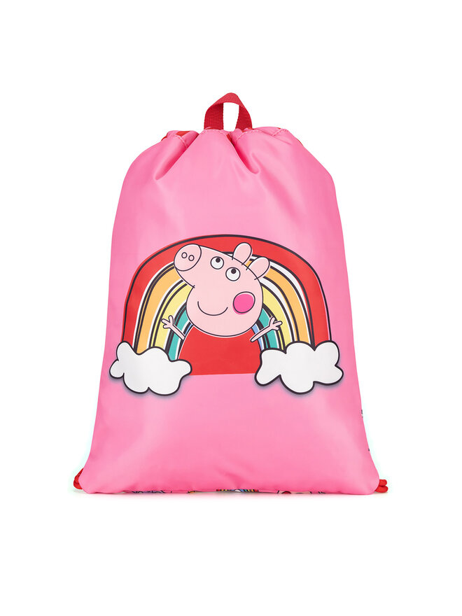 Peppa Pig Σακίδιο πλάτης πουγκί Peppa Pig ACCCS-AW24-107PP Ροζ