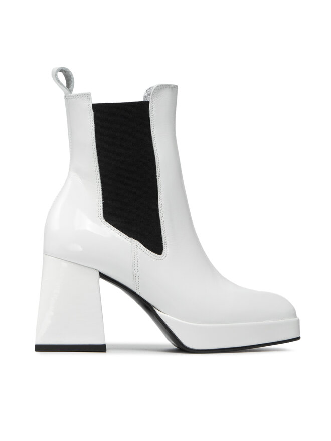 R.Polański Stiefeletten R.Polański 1353 Weiß