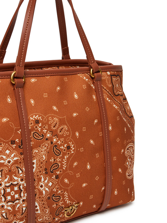 PINKO Τσάντα PINKO Shopper Classic PE 25 PLTT 104899 A2AS Καφέ