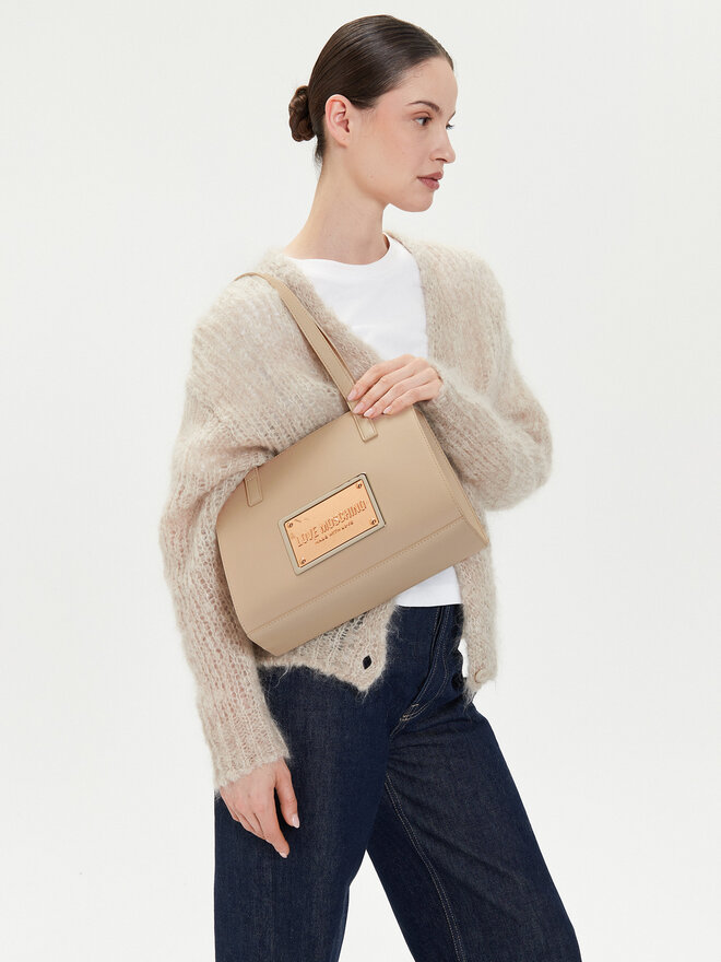 LOVE MOSCHINO Geantă LOVE MOSCHINO JC4356PP0IK1211A Écru