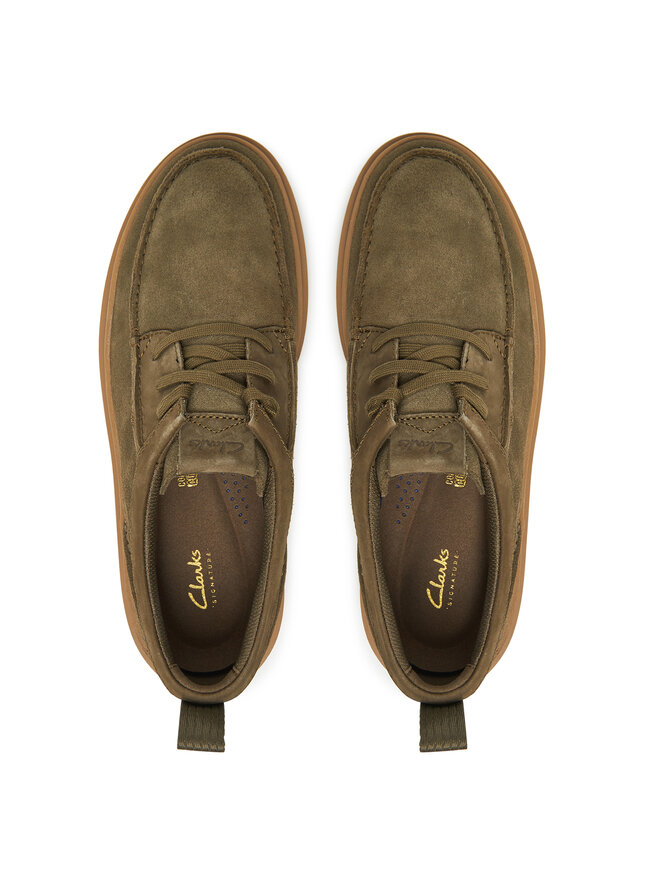Clarks Туфлі Clarks Polden Moc 26180869 Зелений