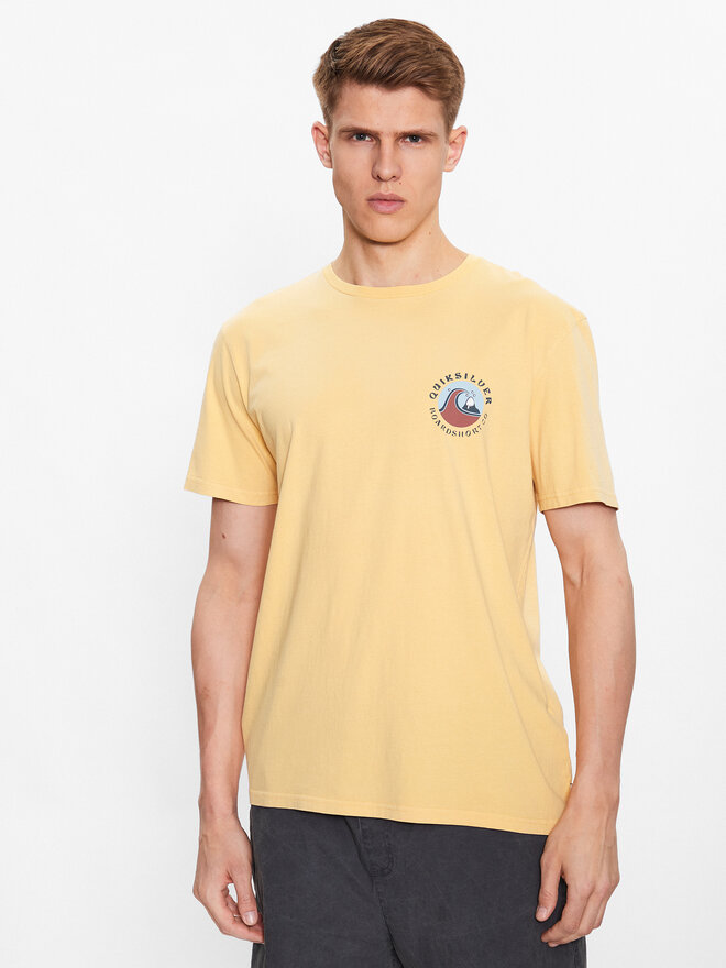 Quiksilver Quiksilver Camiseta Qs Bubble Stamp EQYZT07258 Amarillo Regular Fit