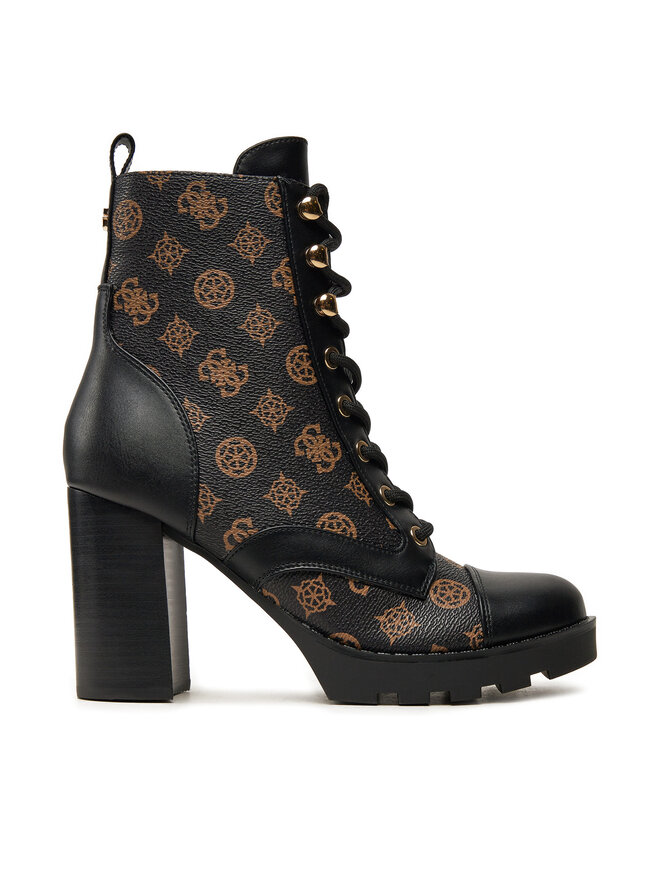 Guess Polokozačky Guess FL8NYD FAL10 Černá