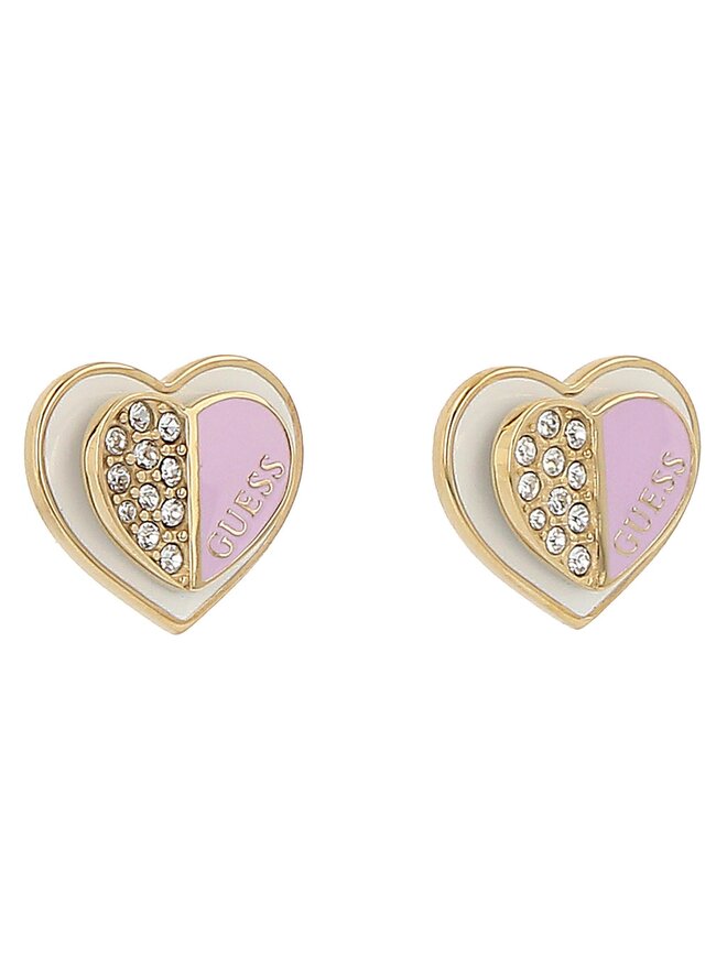Guess Set: pulsera y pendientes Guess Lovely Guess JUBS03 189JW Baño de oro amarillo
