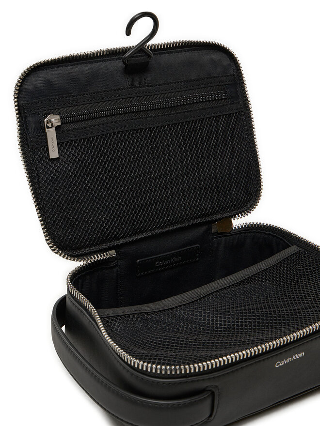 Calvin Klein Kosmetyczka Calvin Klein Ck Sleek Washbag W/Hanger K50K512803 Czarny