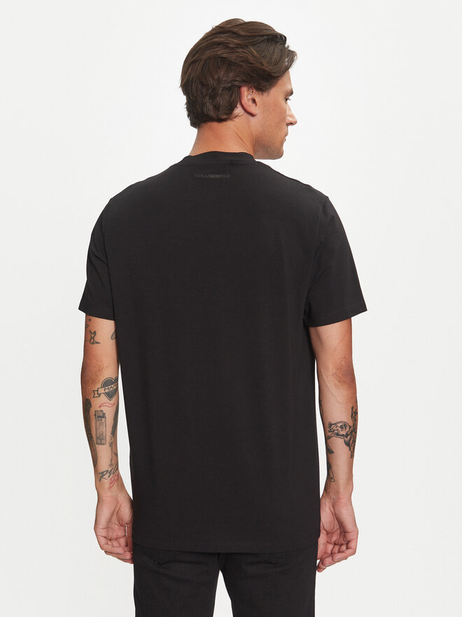 KARL LAGERFELD KARL LAGERFELD T-Shirt 755053 544221 Schwarz Regular Fit
